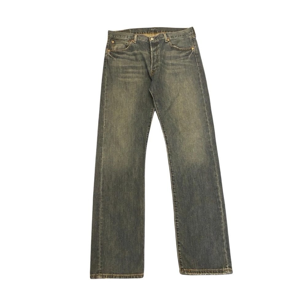 Levi's 501 Straight Fit Jeans Mens 34x34 Denim Button Fly